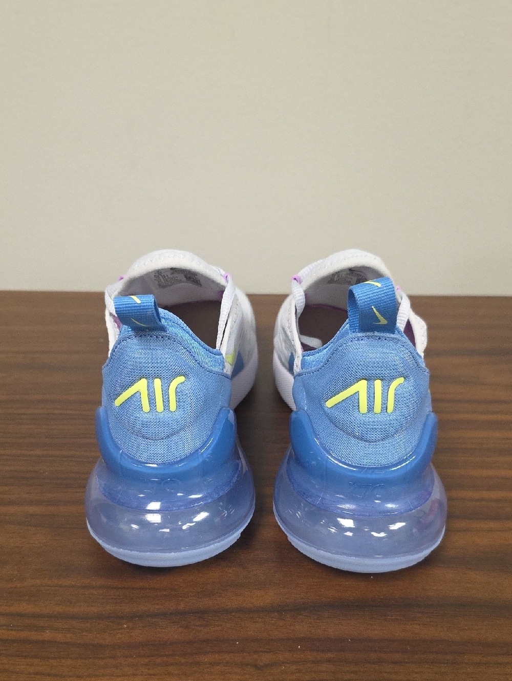 Nike Air Max 270 BG Pure Platinum/Lemon Twist Women's 8/ Youth 6.5 IB4401-043 - Picture 4 of 12